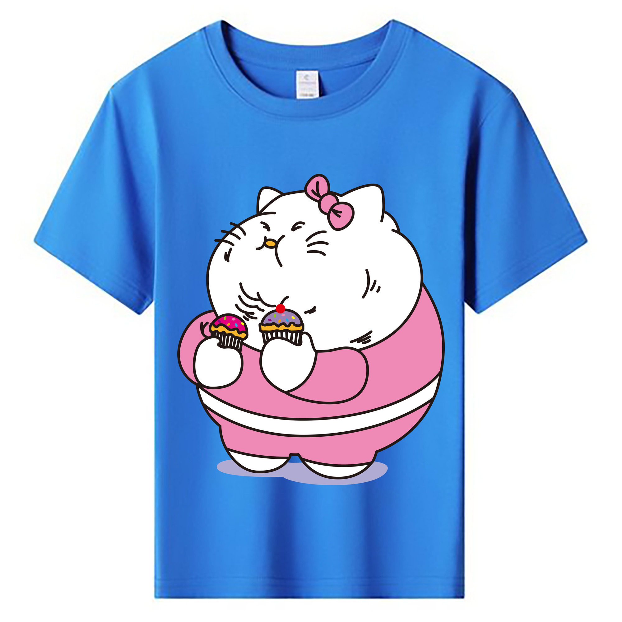 （画像用） Hello Kitty ハローキティ 綿100％キッズTシャツ（フロントプリント）